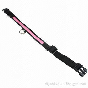 Adjustable 3-mode LED Flashing Dog Collar, S Size (Random Color Delivery)